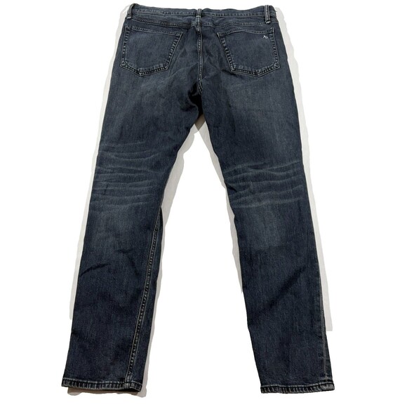 Rag & Bone Mens Blue Denim Dark Wash Jeans Cotton Fit 2 Slim Leg Pants Sz 34x32 - Picture 10 of 12